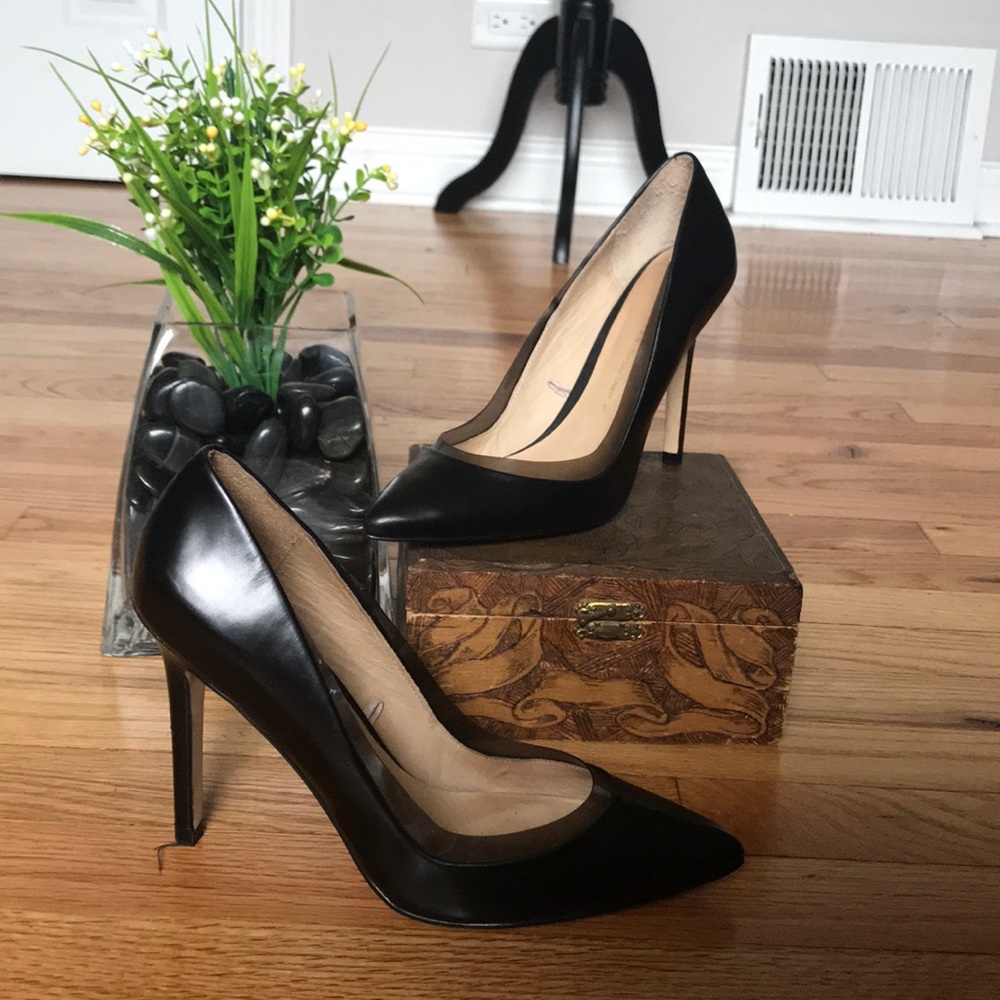 Zara Genuine Leather Vintage Y2k Stilettos Pumps Pointy Runaway sandals 39